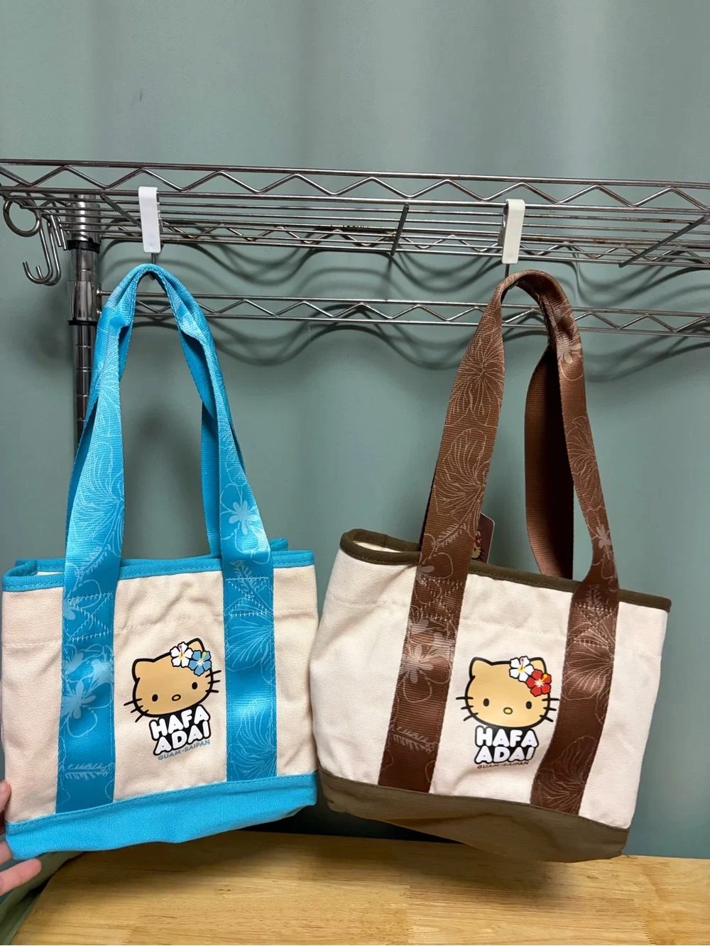 ABC Store Guam Saipan Exclusive Hello Kitty Canvas Tote Bag